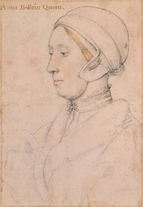 Desconhecida Lady Anne Boleyn, 1536 de Hans Holbein der Jüngere