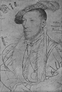 William Parr, marquês de Northampton, c1538-1542 1945 de Hans Holbein der Jüngere