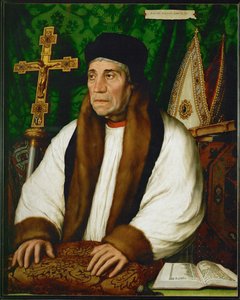 William Warham, Arcebispo da Cantuária ... de Hans Holbein the Younger