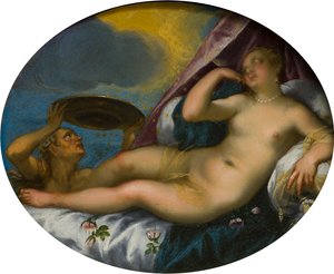Danae and the Shower of Gold, c.1584-1625 (óleo sobre tela)
