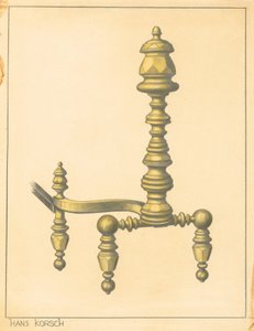 Andiron de Hans Korsch
