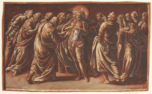 Jesus aparece aos apóstolos de Hans Leu d.Æ.