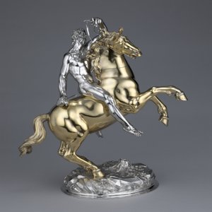 Cavalo e Cavaleiro, 1630 de Hans Ludwig Kienle