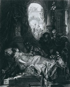 JÚLIA CAPULET, QUE PARECIA ESTAR MORTA de Hans Makart