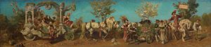 Projecto para o cortejo festivo de 1879 - A horticultura de Hans Makart