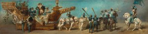Projeto para o cortejo festivo de 1879 - A Companhia de Navegação a Vapor do Danúbio