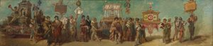 Projecto para o cortejo festivo de 1879 - Os oleiros e os vidreiros de Hans Makart
