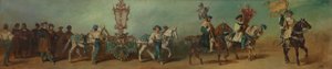 Projecto para o cortejo festivo de 1879 - Os latoeiros de Hans Makart