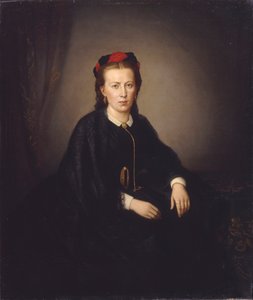 Retrato de uma mulher de Hans Makart