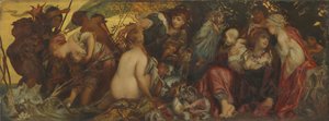 Tesouros do Mar, c. 187075. de Hans Makart