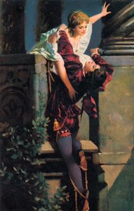 O Romeu de William Shakespeare de Hans Makart