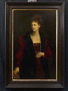 Zerline Gabillon, nascida em Würzburg (1834-1892), atriz