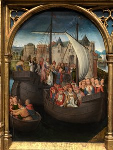 Detalhe da Relíquia de Santa Úrsula de Hans Memling