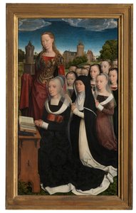 Detalhe do Tríptico de Willem Moreel de Hans Memling