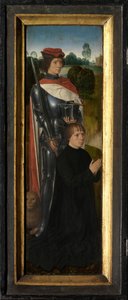 Ala esquerda do Tríptico de Adriaan Reins de Hans Memling