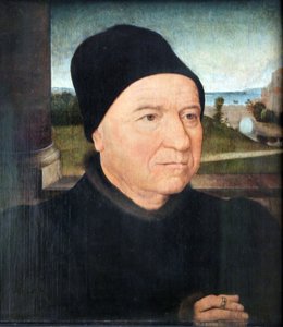 Retrato de um homem velho de Hans Memling