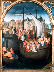 Santuário de Santa Úrsula, Partida de Basileia, 1489 de Hans Memling