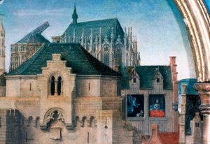 Santuário de Santa Úrsula, Partida de Colônia, Detalhe, 1489 de Hans Memling