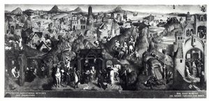 As sete alegrias da virgem, 1480 de Hans Memling