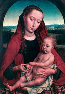 A Virgem e o Menino, c1453-1494 de Hans Memling