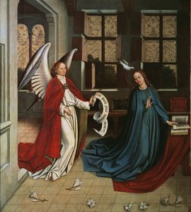 A Anunciação, 1458 de Hans Multscher