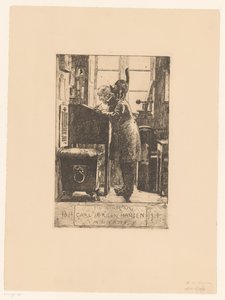 Vader van de artista Em memória de, Carl Jorgen Hansen, meu pai / 1814 1914 de Hans Nicolai Aksel Hansen