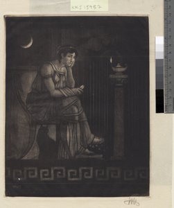 Penélope com o tear de Hans Nikolaj Hansen