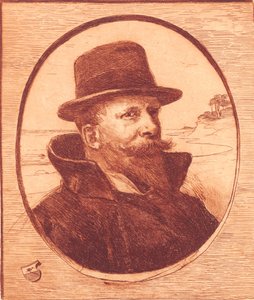 Auto-retrato de Hans Nikolaj Hansen