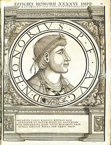 Tudo, desde o general comandante das Roman Leste e Oeste mais verdadeiras imagens de moedas antigas, gravura por Rudolph Wyssenbach, impressa por Andreas Gessner, Zurique, 15 de Hans Rudolf Manuel Deutsch