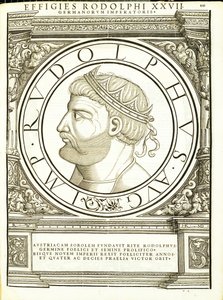 Ralph, do comandante geral dos Roman Leste e Oeste mais verdadeiras imagens de moedas antigas, gravura por Rudolph Wyssenbach, impressa por Andreas Gessner, Zurique, 1 de Hans Rudolf Manuel Deutsch