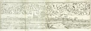 Vista da cidade de Viena em 1548, 1550