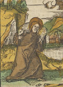 Cristo como Bom Pastor, de Das Plenarium, 1517. de Hans Schäufelein the Elder