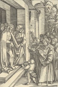 Eis o Homem, do Espelho da Paixão de Nosso Senhor Jesus Cristo, 1507 de Hans Schäufelein the Elder