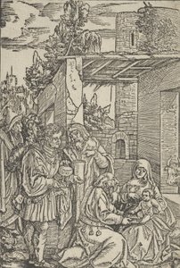 A Adoração dos Magos, de Ewangeli e Epístola, 1512. de Hans Schäufelein the Elder