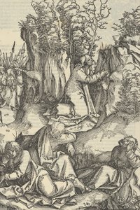 A agonia no jardim, de O Espelho da Paixão de Nosso Senhor Jesus Cristo, 1507 de Hans Schäufelein the Elder