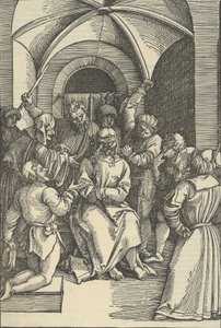 A zombaria de Cristo, do espelho da paixão de nosso Senhor Jesus Cristo, 1507