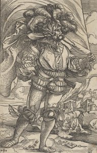 O porta-estandarte, ca. 1515. de Hans Schäufelein the Elder