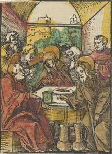 As Bodas de Caná, de Das Plenarium, 1517. de Hans Schäufelein the Elder