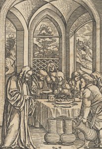 As Bodas de Caná, de A Vida de Cristo, c. 1511-12.