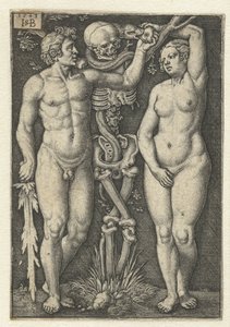 Adão e Eva e Morte de Hans Sebald Beham