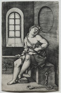Cleópatra. de Hans Sebald Beham