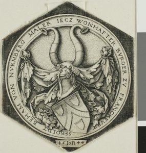 Brasão de armas de Sebald Beham de Hans Sebald Beham