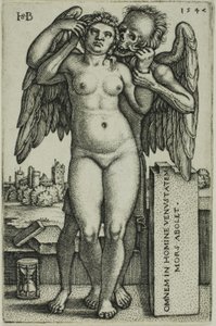 Morte e a Dama de Hans Sebald Beham
