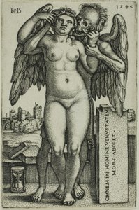 Morte e a Dama de Hans Sebald Beham