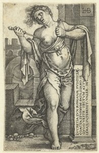 Morte de Lucrécia de Hans Sebald Beham