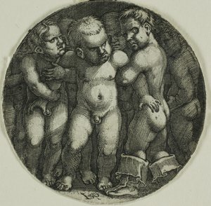 Oito rapazes de Hans Sebald Beham