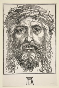 Cabeça de Cristo coroada de espinhos de Hans Sebald Beham