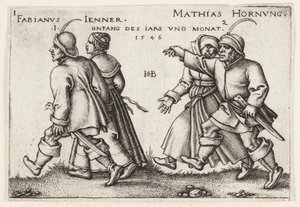 janeiro e fevereiro de Hans Sebald Beham