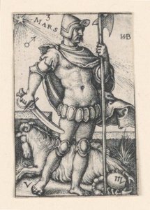 Marte, de Os Sete Planetas de Hans Sebald Beham