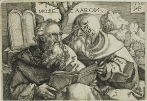 Moisés e Arão de Hans Sebald Beham